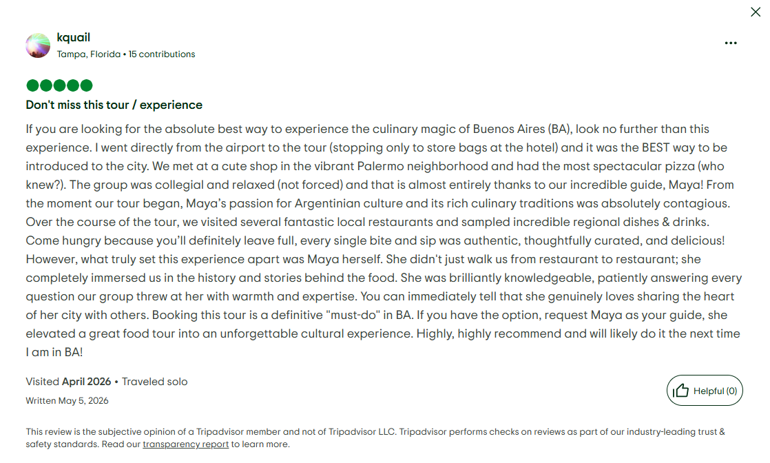 sherpa food tour reviews