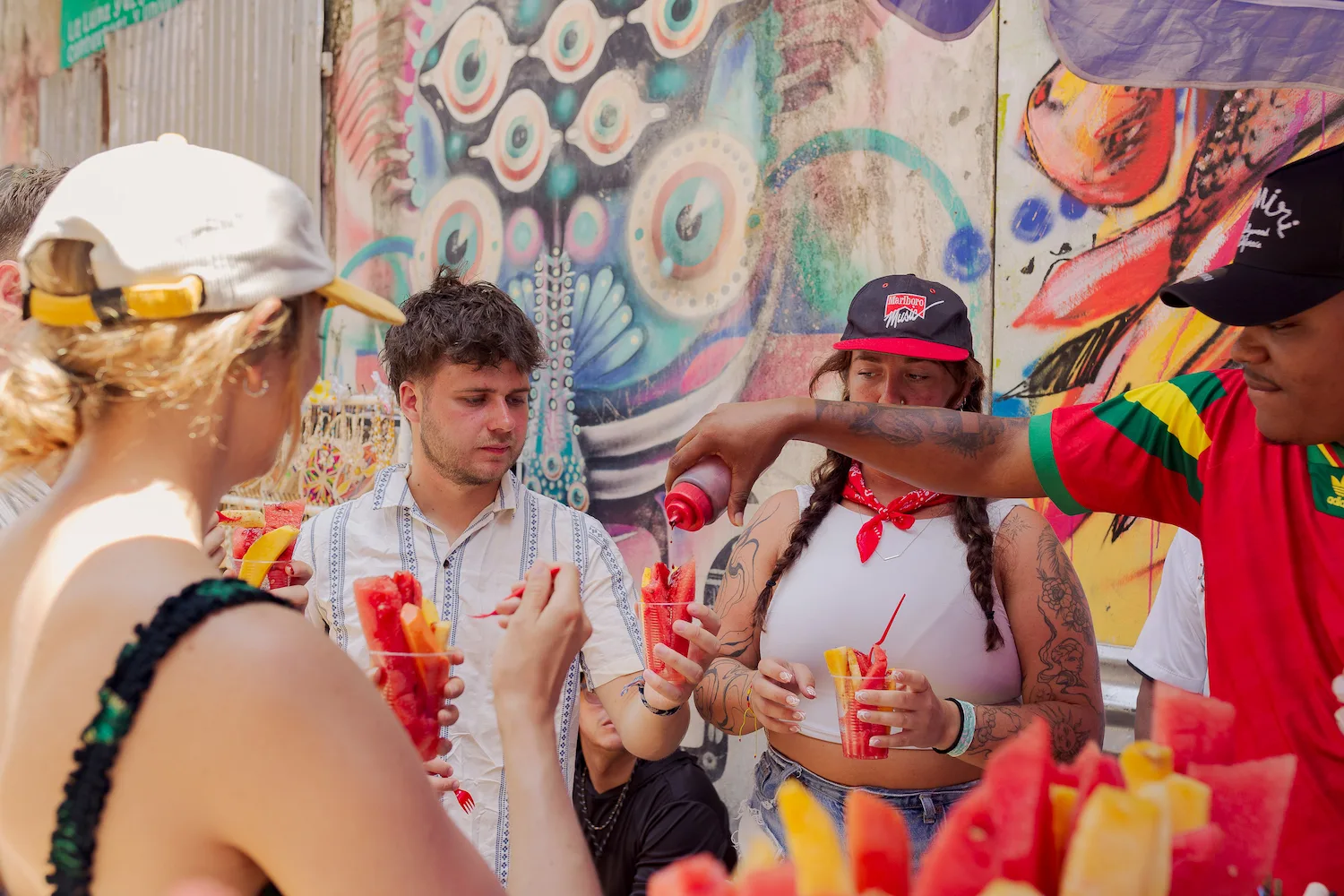 Tasting frutas exoticas Cartagena