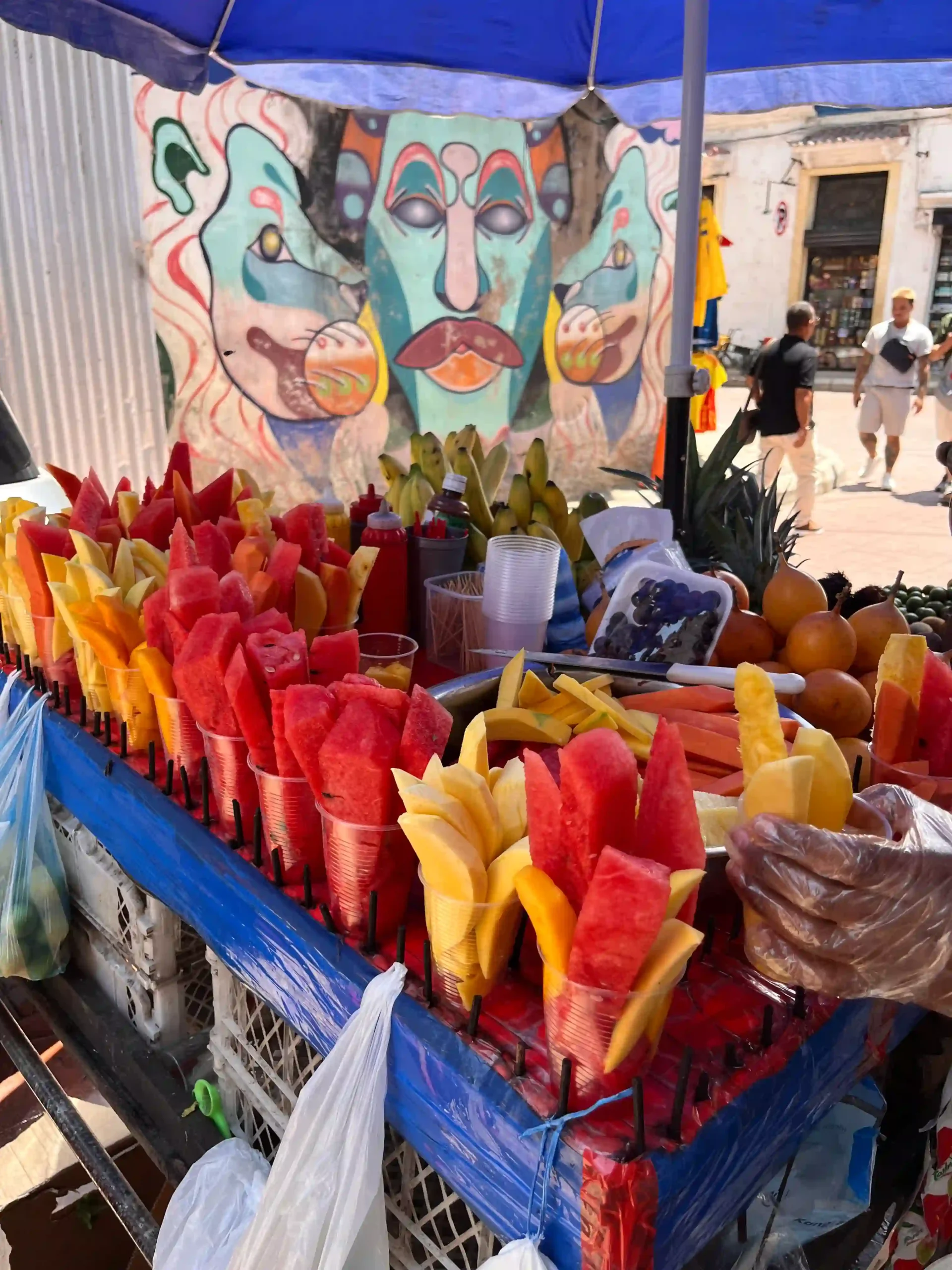 fruit stand in cartagena