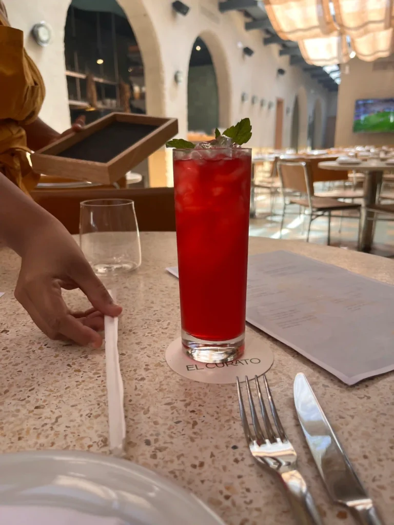 corozo based cocktail in cartagena